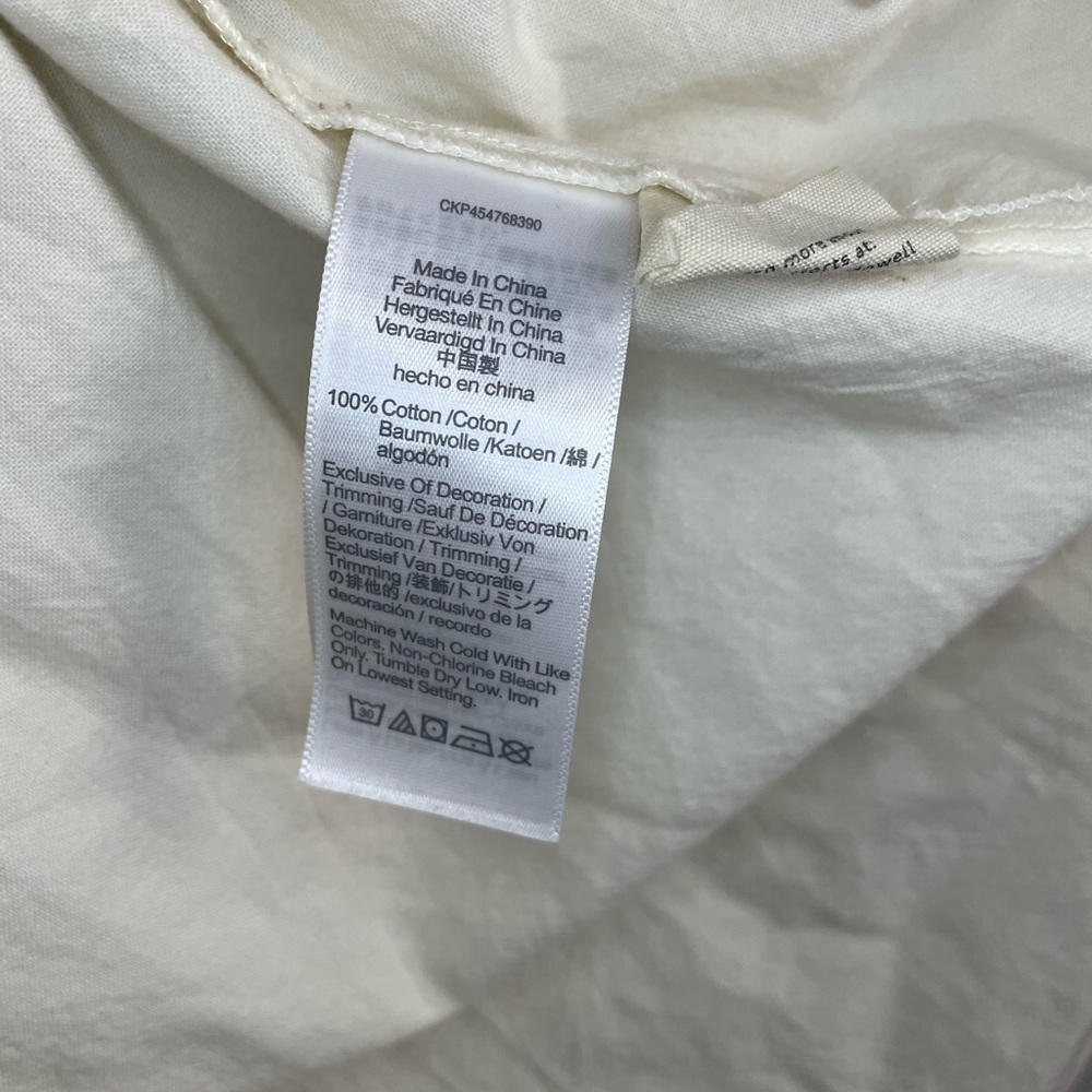 Madewell Embroidered-Sleeve Popover Top - Picture 13 of 13